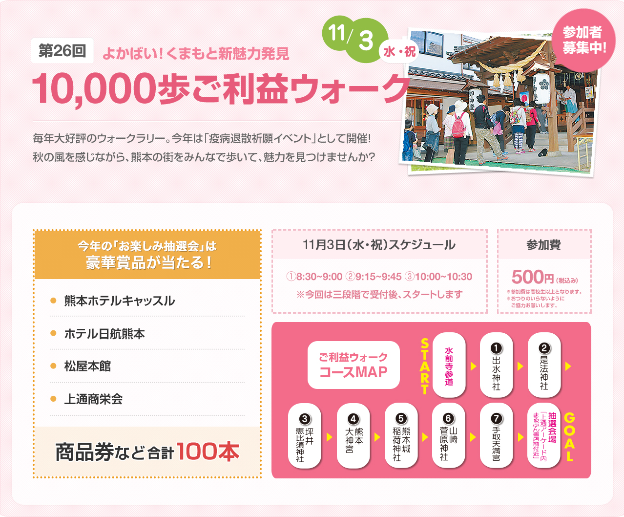 第26回10,000歩ご利益ウォーク